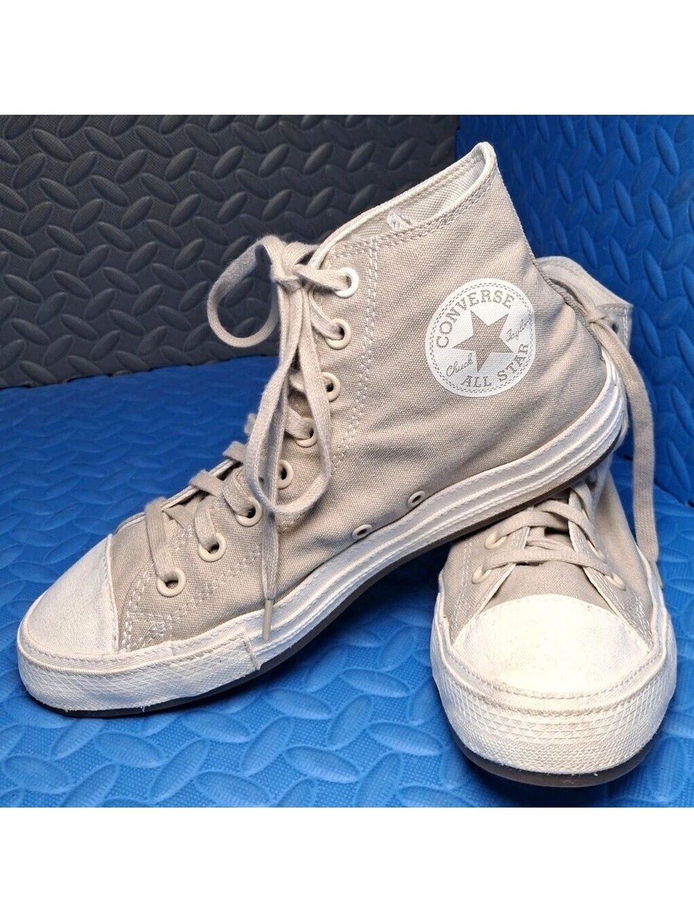 Converse Chuck Taylor All Star Cream High Top Canvas Sneakers